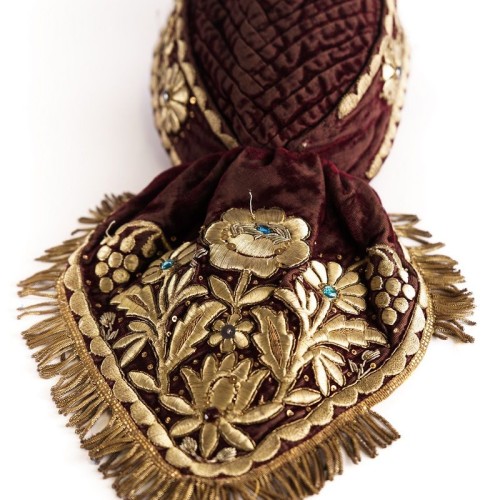 Díszes bánáti főkötő